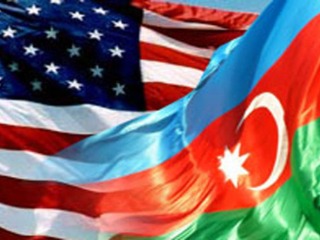 USA Azerbaijan Flag